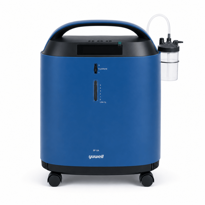 Concentrador de Oxígeno Yuwell 7F-6 de 5 Litros con Nebulizador